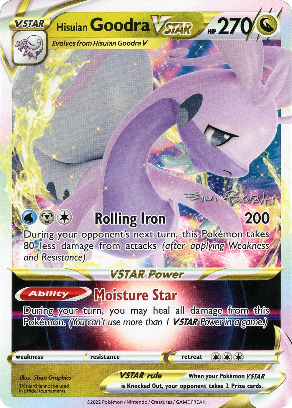 Hisuian Goodra VSTAR 「WC_DECK_2024_REGIDRAGO_VSTAR No. 005」「EN」